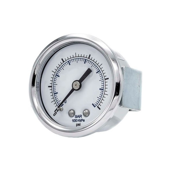 Engineered Specialty Products, Inc PIC Gauges 1.5" Pressure Gauge, 1/8" NPT, Dry Fillable, 0/60 PSI Range, U-Clamp Mount, 103D-158D 103D-158D - main